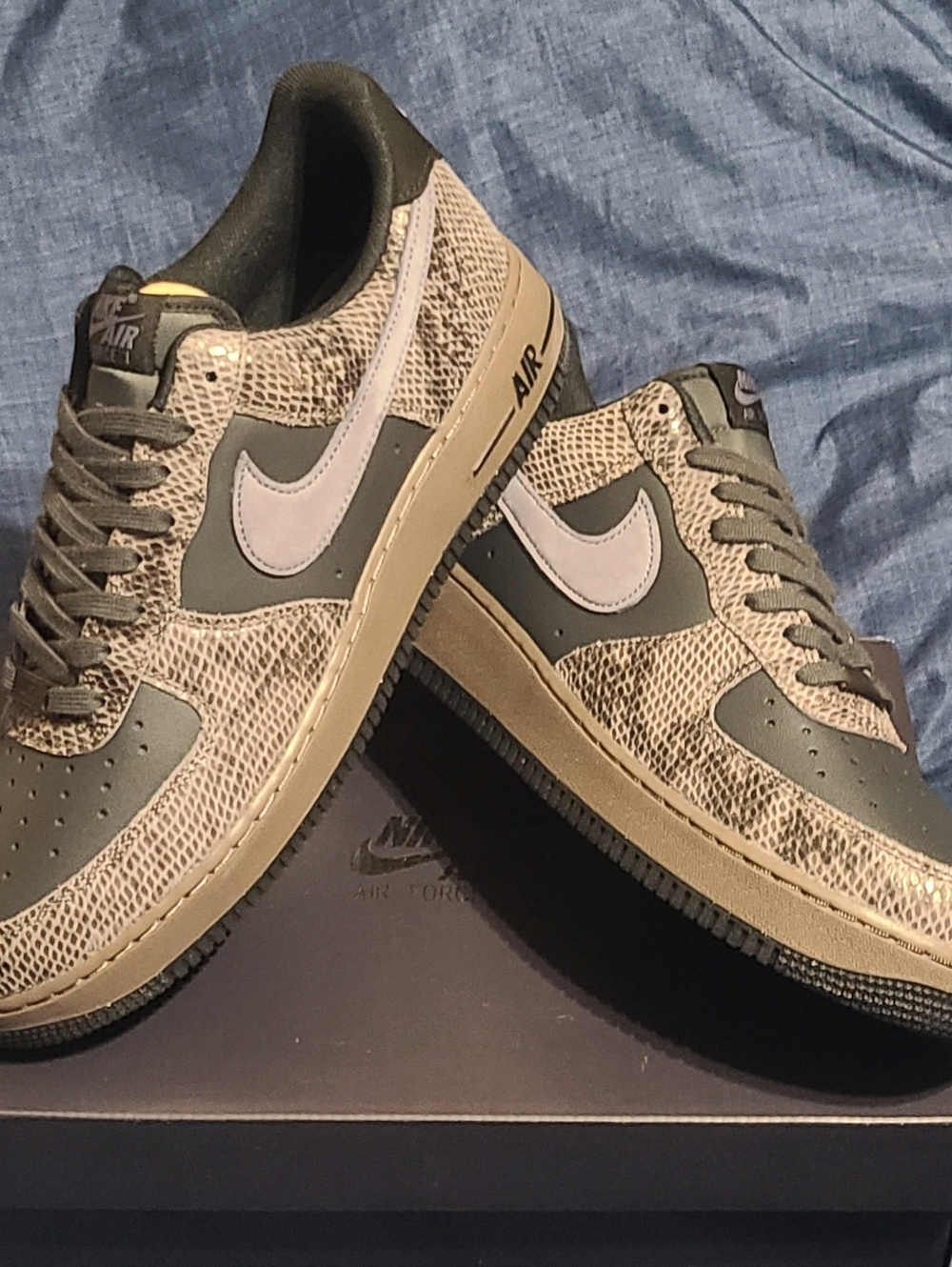 Nike Air Force 1 '07 LV8 "Snakeskin", New In Original Box! Multiple Sizes!